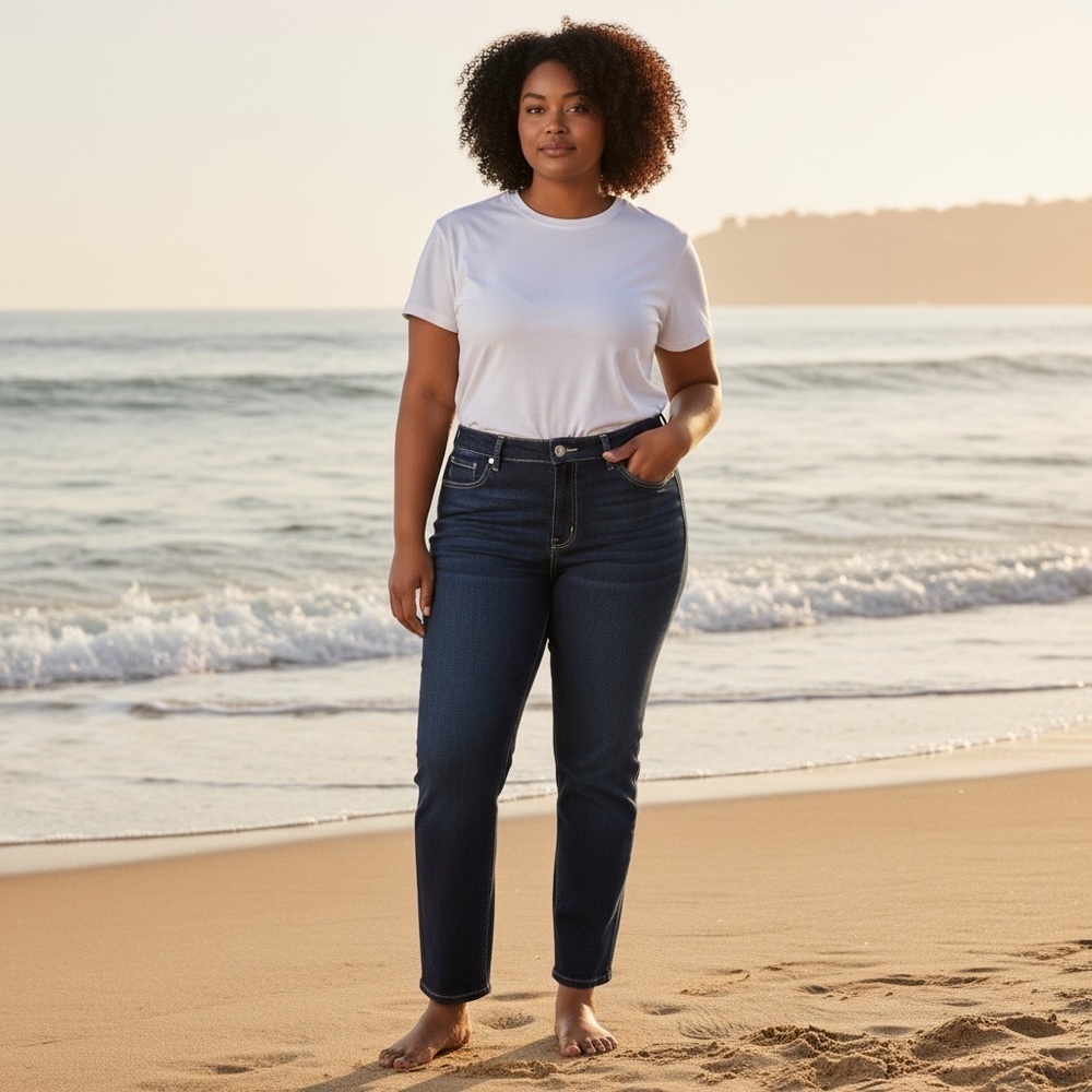 Seven 7 Straight Leg Jeans Plus Size 22